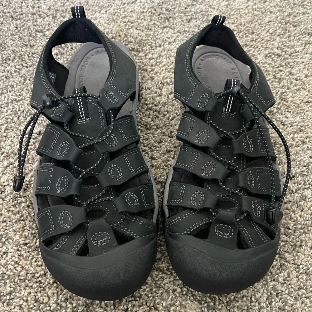 Men’s Keen Newport Water Hiking Sandals Shoes Black Size 11.5 - Picture 3 of 7
